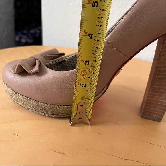 Betsey Johnson Platform Maggi Pump in Blush Nude Espadrille Size 10 - Picture 16 of 16